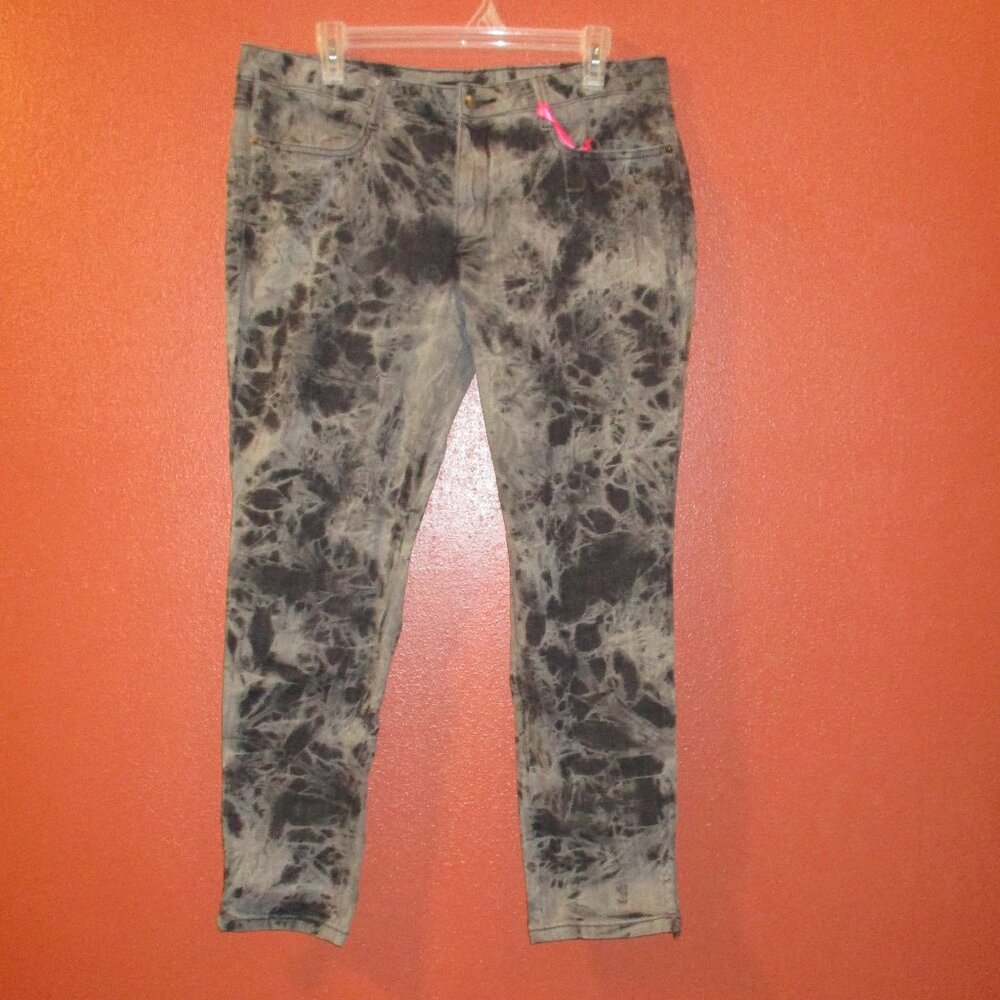 I Heart Ronson Jeans NEW Woman 12 Tie Dye Outdoor Travel Vacation Fun Jeans